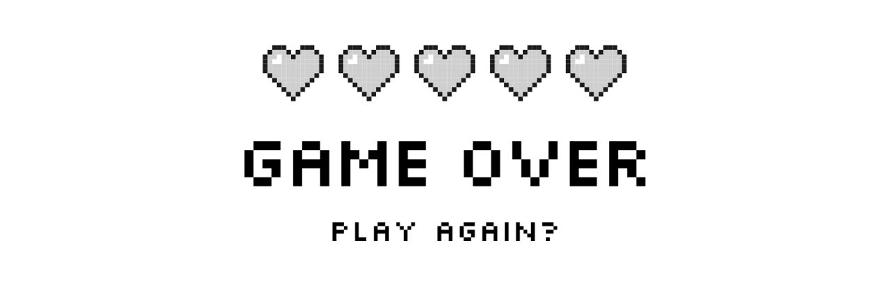 無敵克漏字彙王 - game over