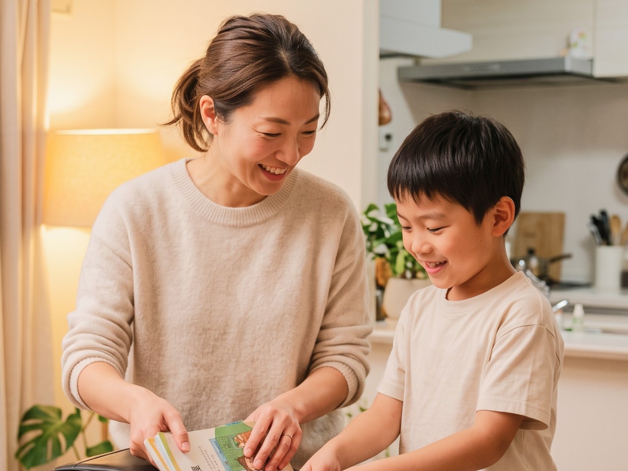 親子像隊友一樣的互動