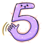 5 five 擊掌