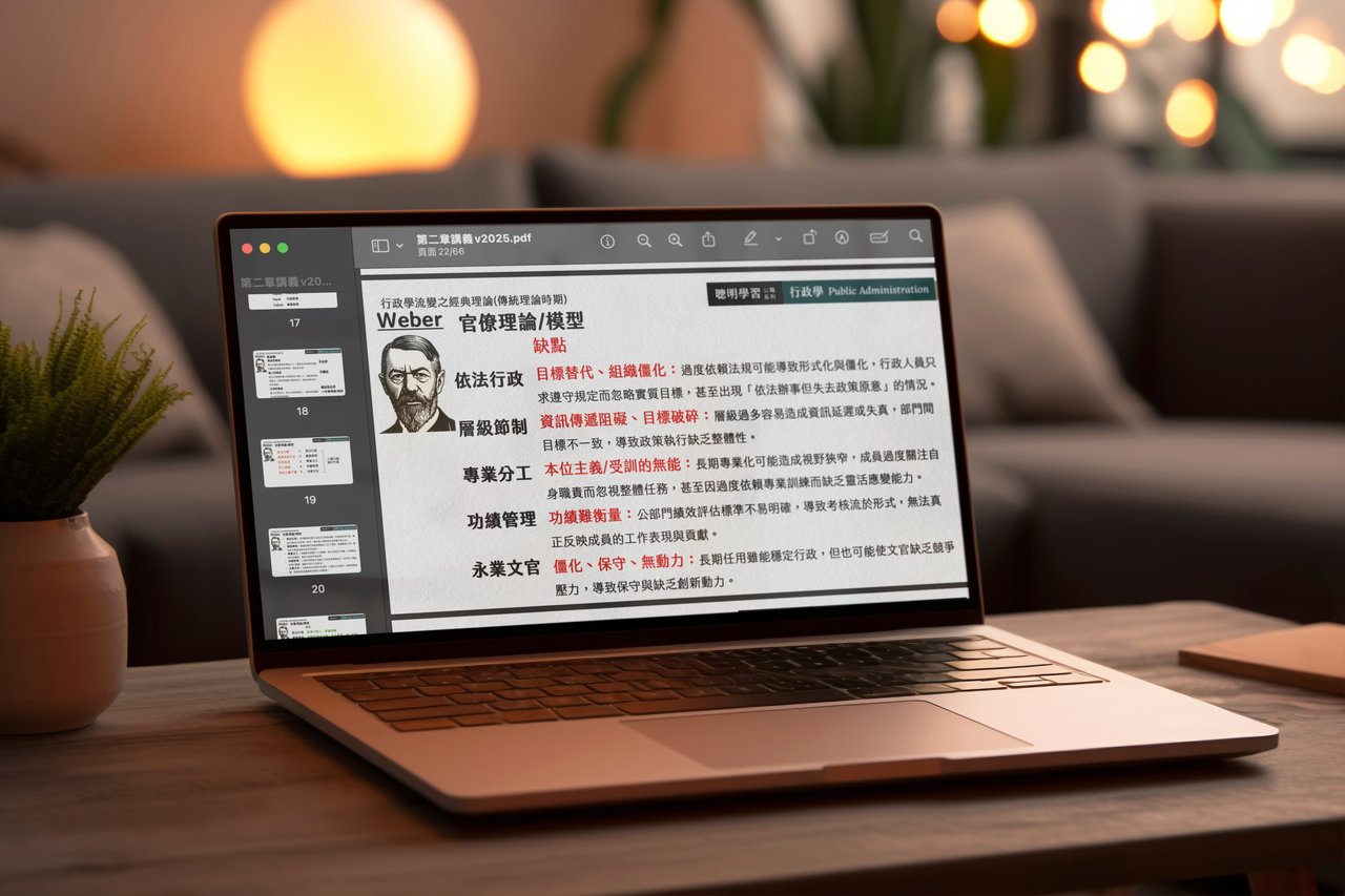 精美彩色線上講義實際畫面