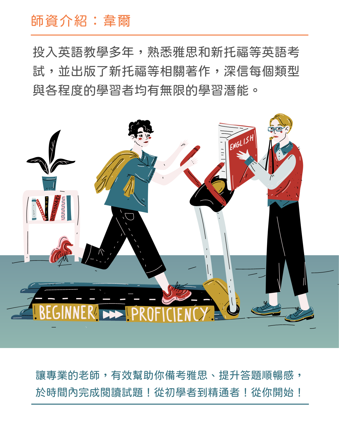 雅思單字7＋ - 師資介紹：韋爾